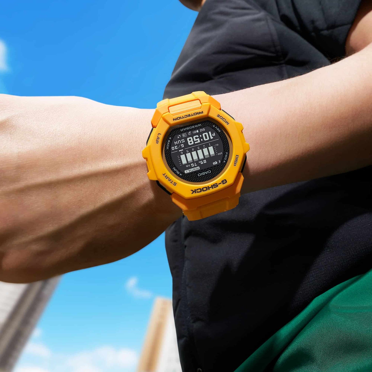 G-Shock para hombre pulsera de caucho con bluetooth – GBD-300-9