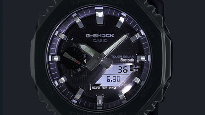 G-Shock Tough Solar de caballero pulsera de resina doble hora bluetooth – GBM-2100-1A