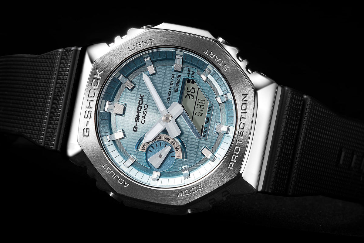G-Shock Tough Solar de hombre pulsera de resina bluetooth – GBM-2100A-1A2