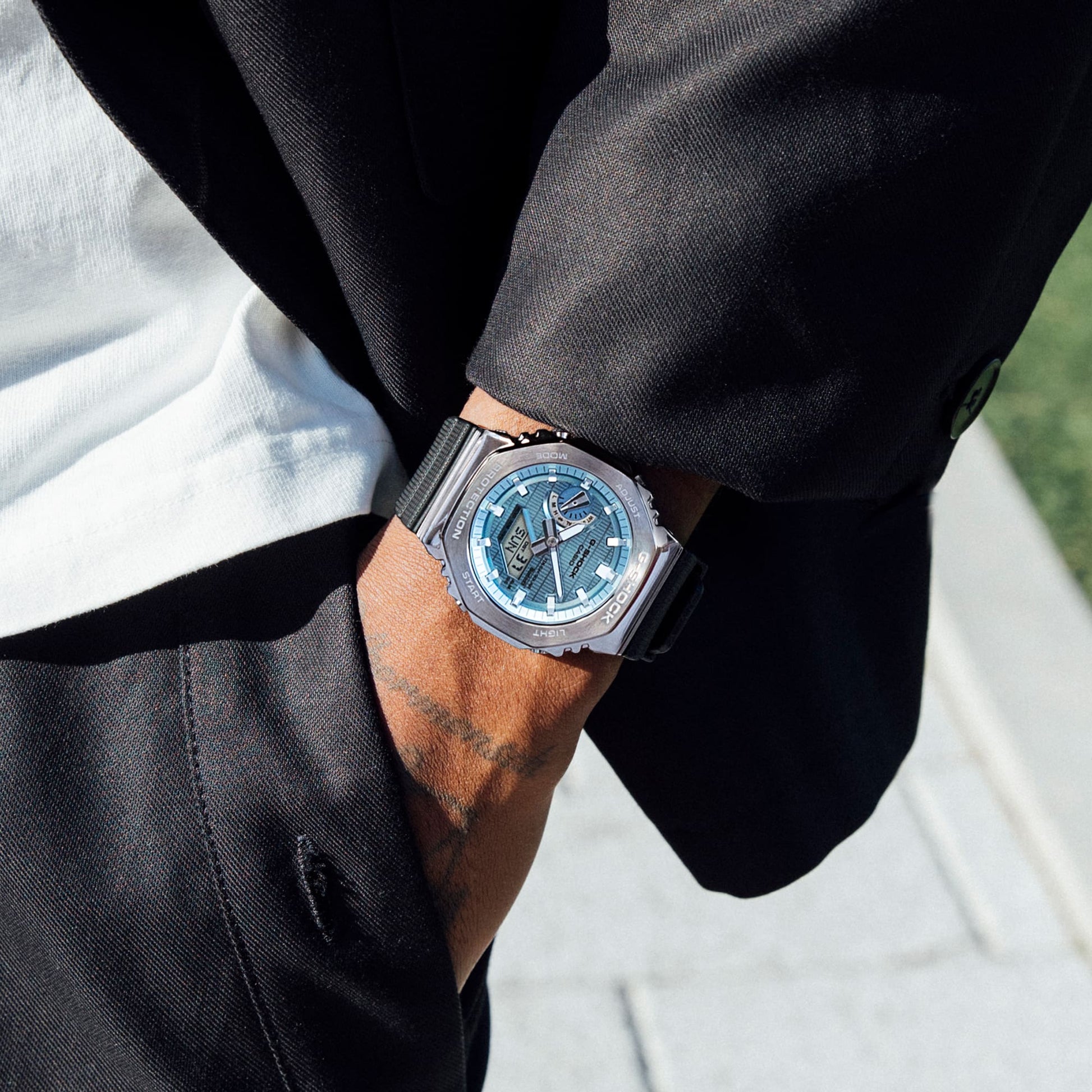 GBM-2100A-1A2 Reloj G-Shock Tough Solar de hombre pulsera de resina bluetooth