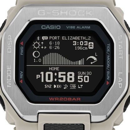 G-Shock G-Lide para Caballero Pulsera de Caucho con Bluetooth – GBX-100-8