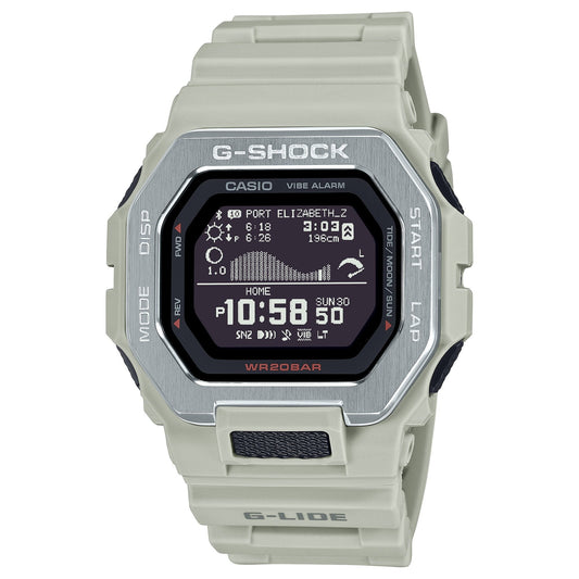 G-Shock G-Lide para Caballero Pulsera de Caucho con Bluetooth – GBX-100-8