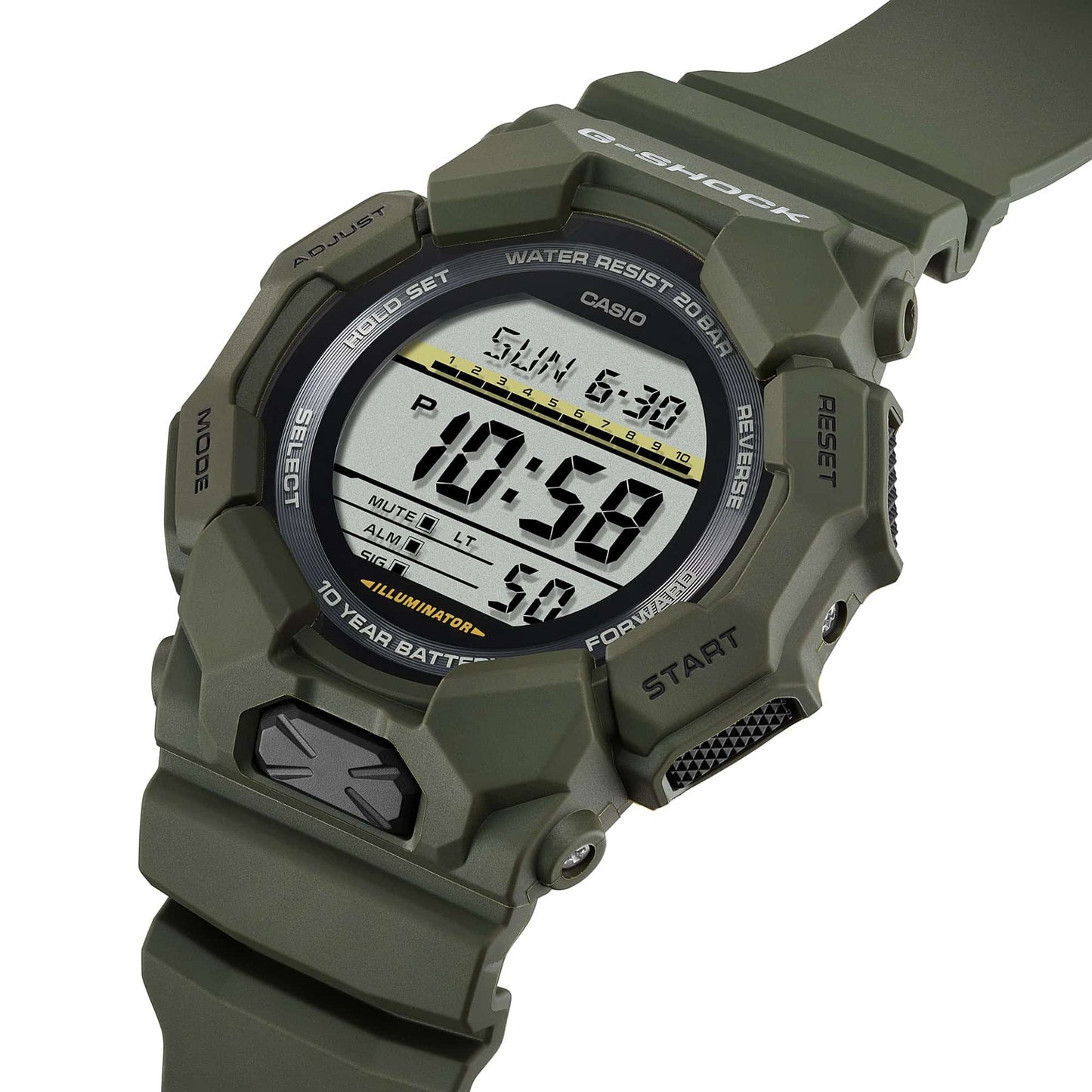 G-Shock para caballero pulsera de caucho – GD-010-3