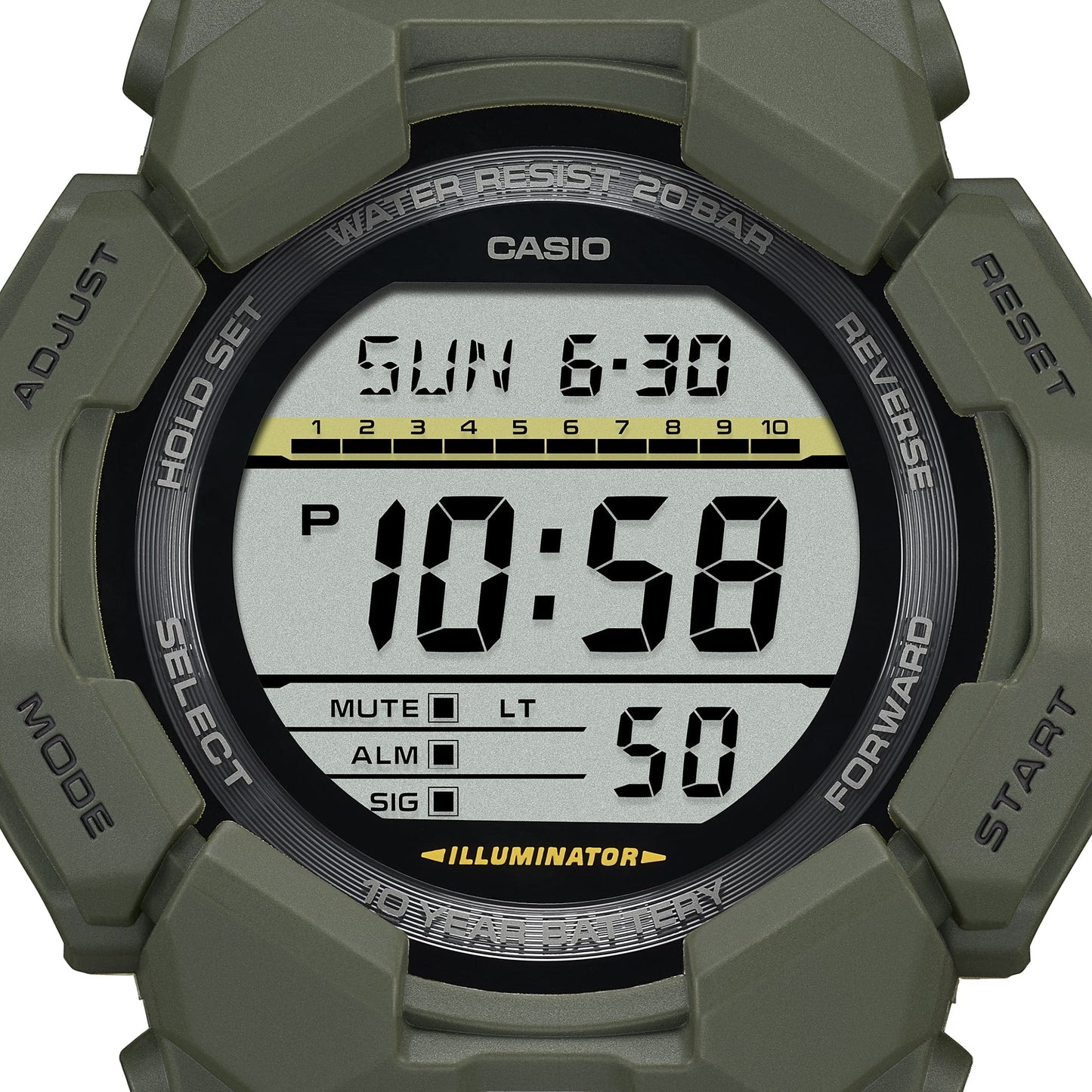 G-Shock para caballero pulsera de caucho – GD-010-3