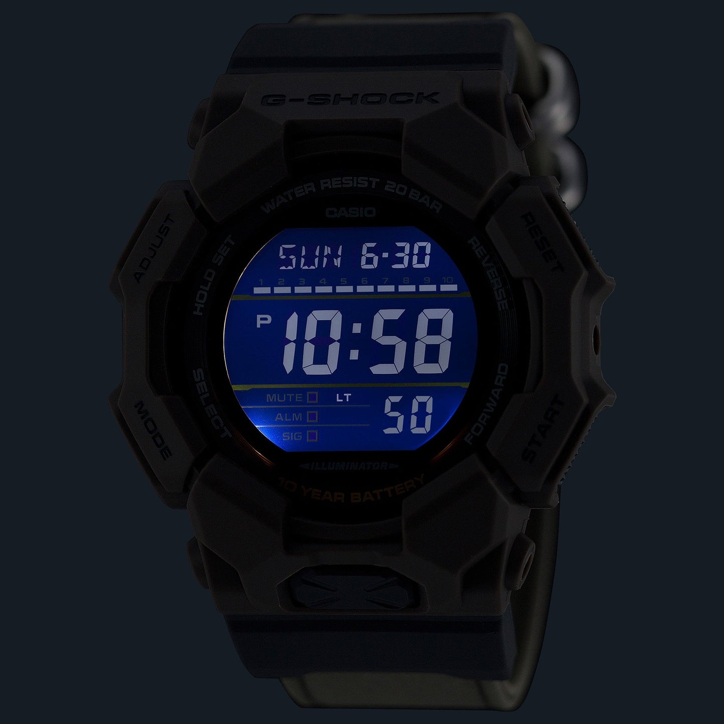 G-Shock de hombre pulsera de tela – GD-010CE-5
