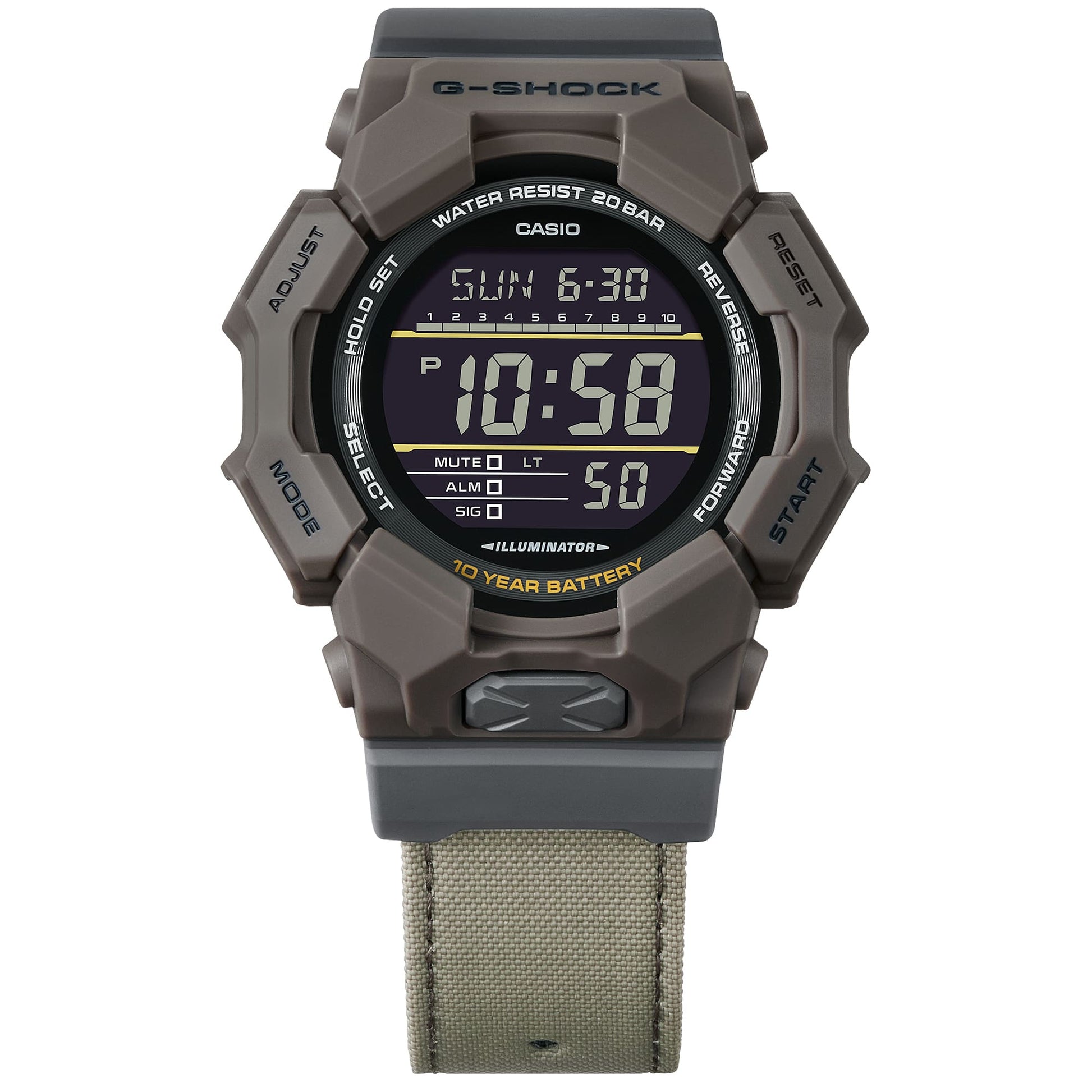 G-Shock de hombre pulsera de tela – GD-010CE-5