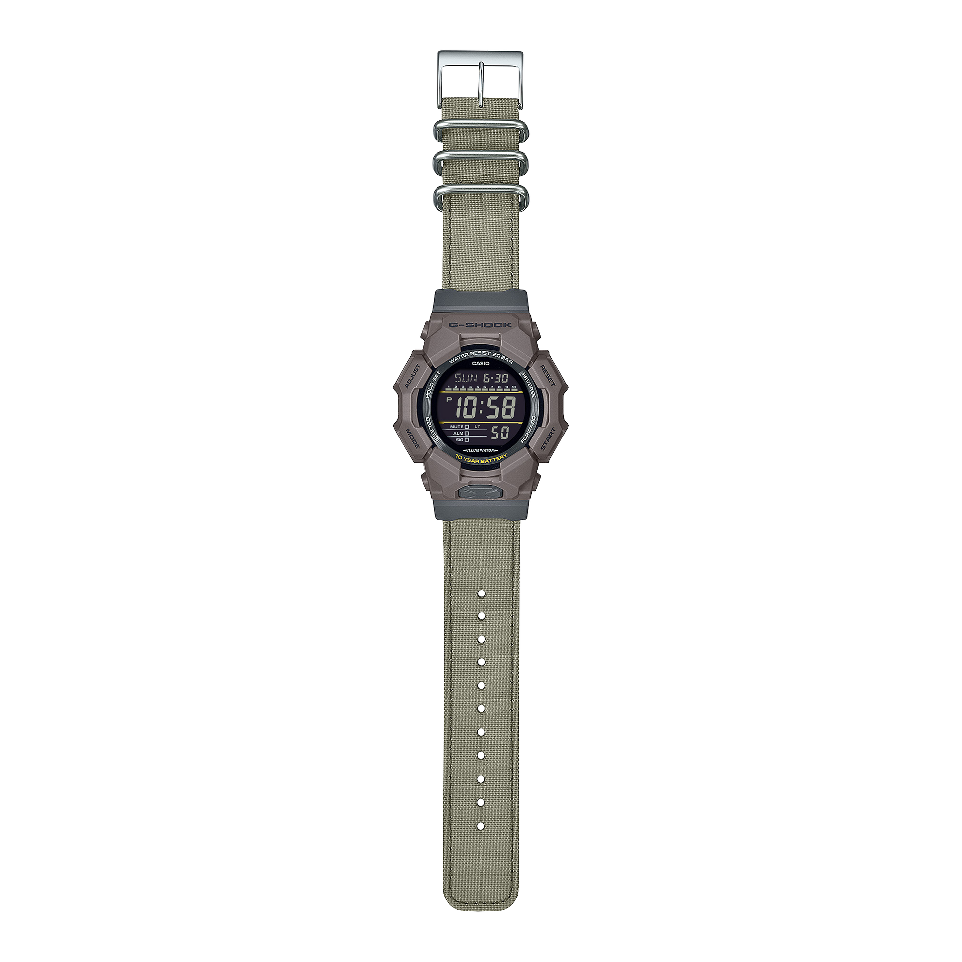 G-Shock de hombre pulsera de tela – GD-010CE-5