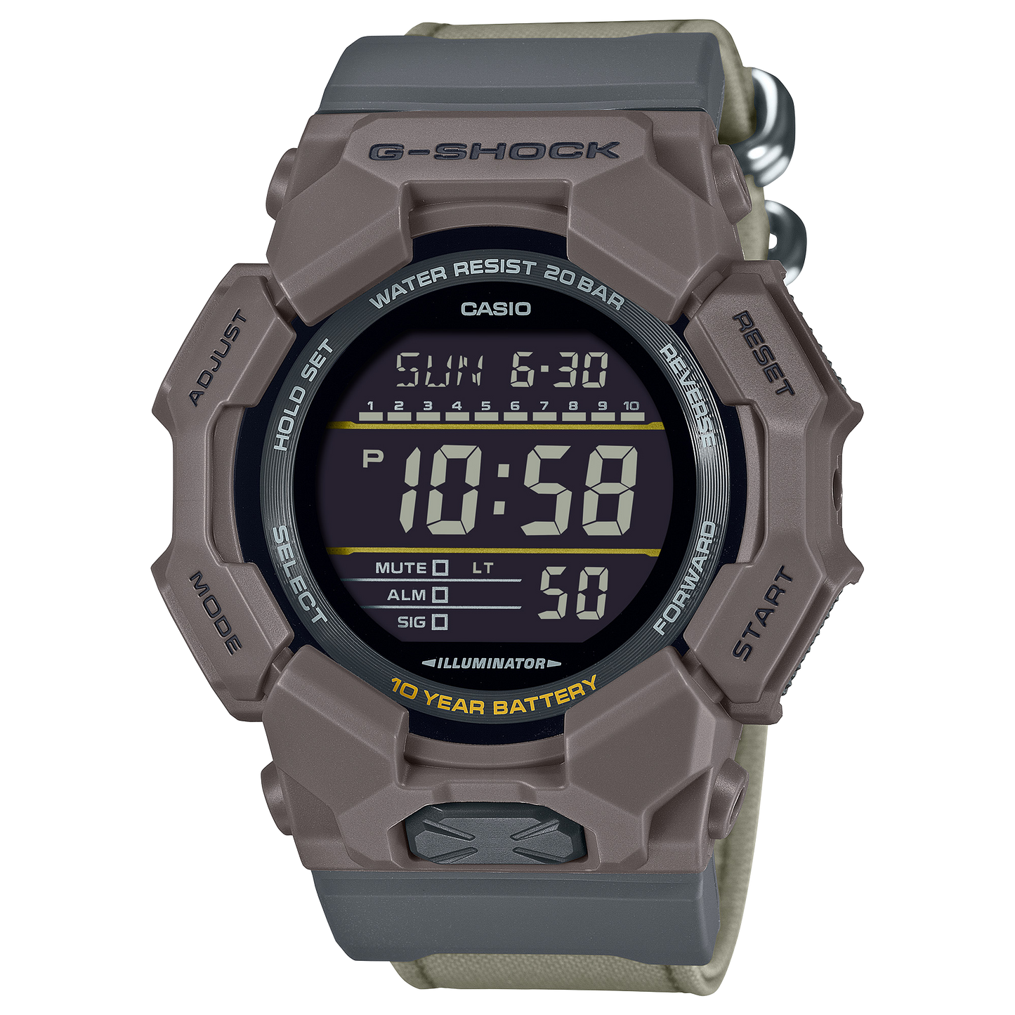 G-Shock de hombre pulsera de tela – GD-010CE-5