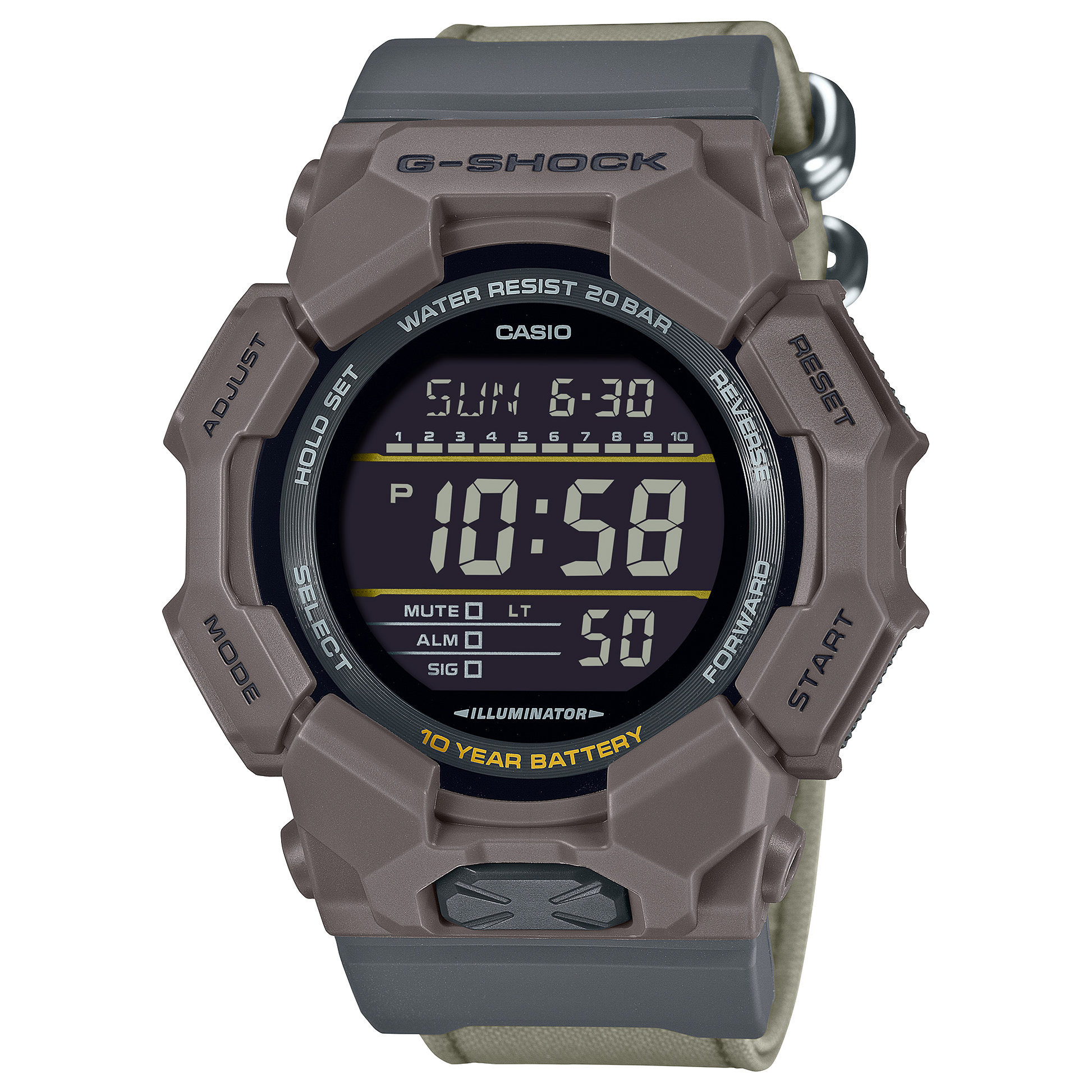G-Shock de hombre pulsera de tela – GD-010CE-5