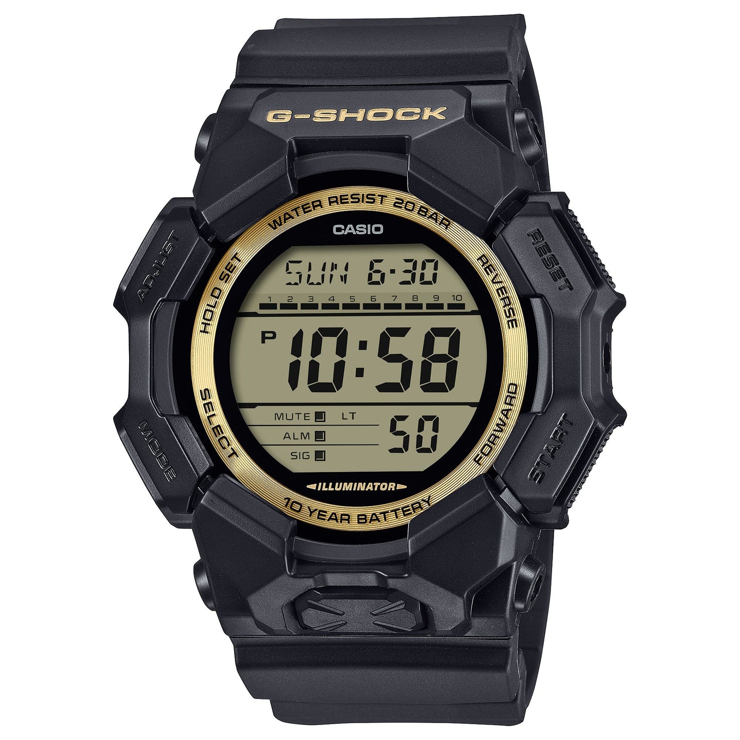 G-Shock de hombre pulsera de resina – GD-010GB-1A9