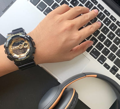 G-Shock para Hombre correa de resina digital – GD-100GB-1