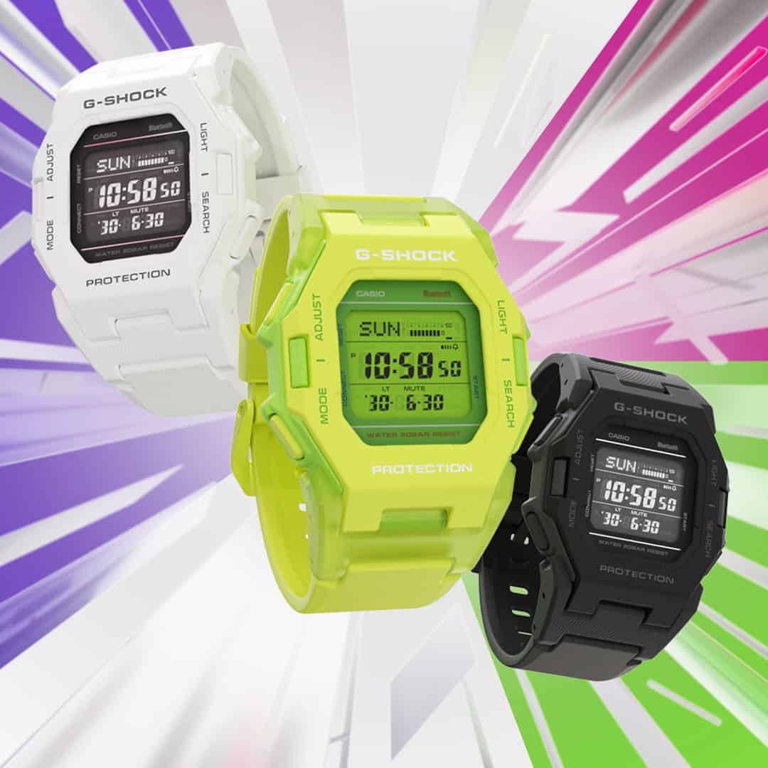 G-Shock Digital para caballero correa de caucho con bluetooth – GD-B500-1