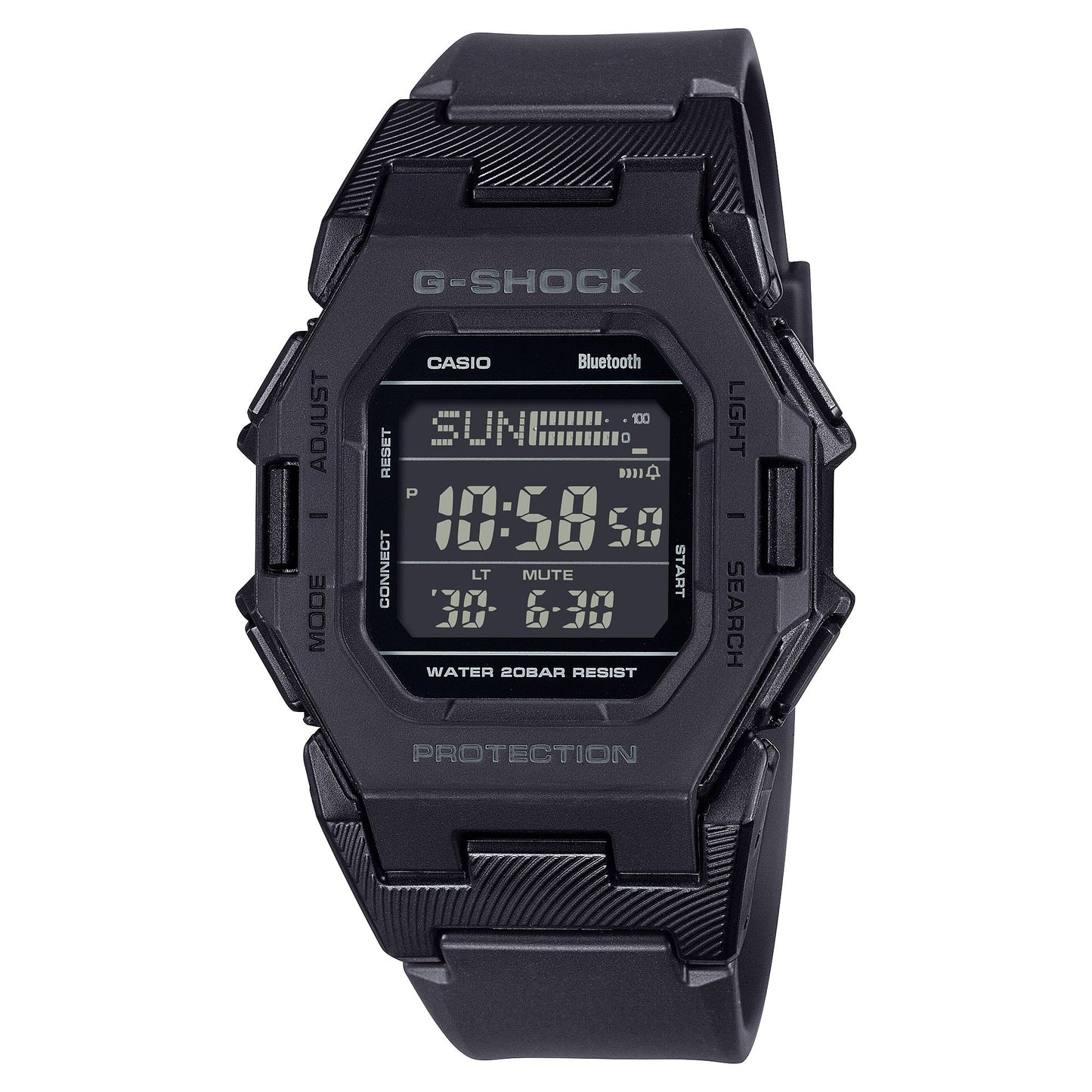 G-Shock Digital para caballero correa de caucho con bluetooth – GD-B500-1
