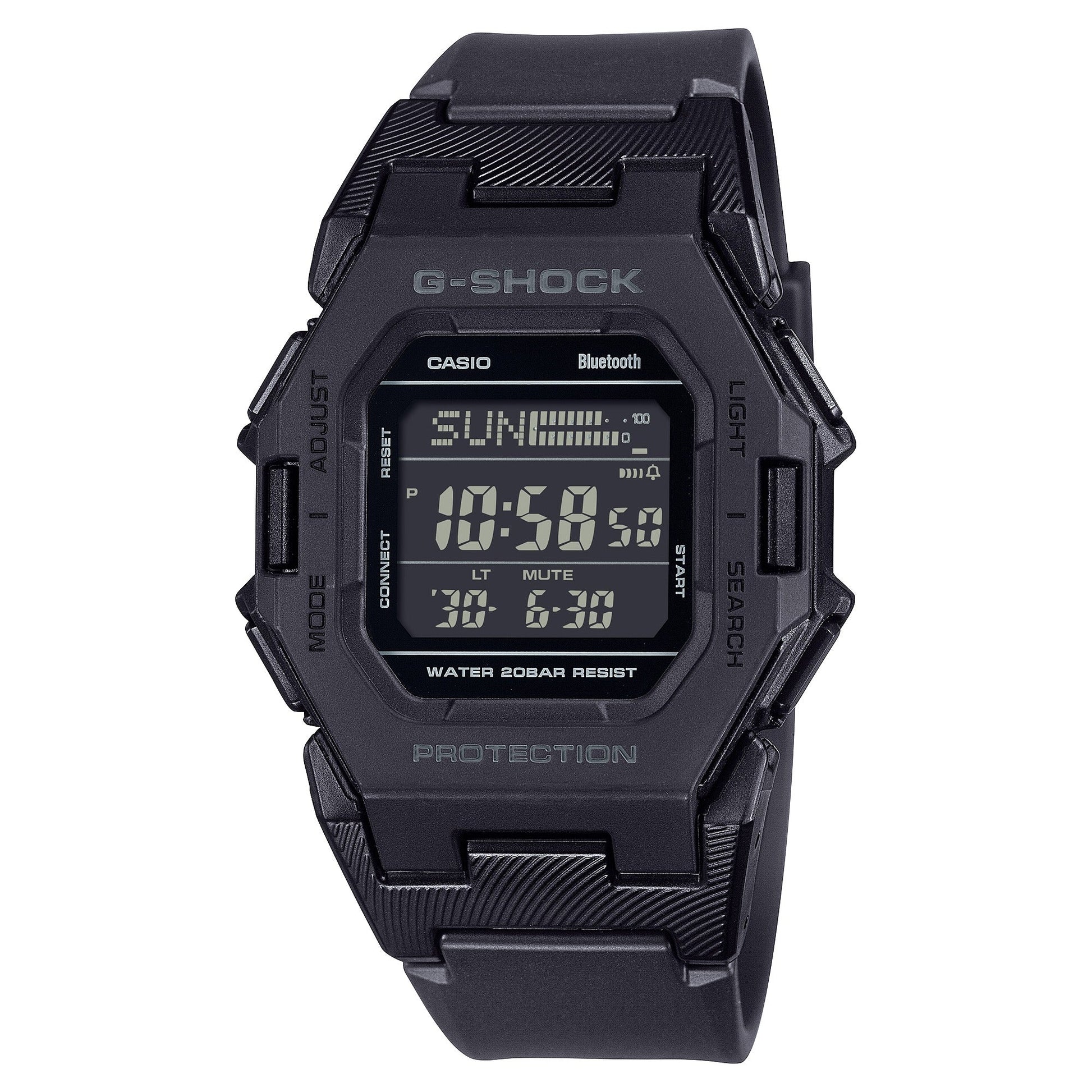 G-Shock Digital para caballero correa de caucho con bluetooth – GD-B500-1