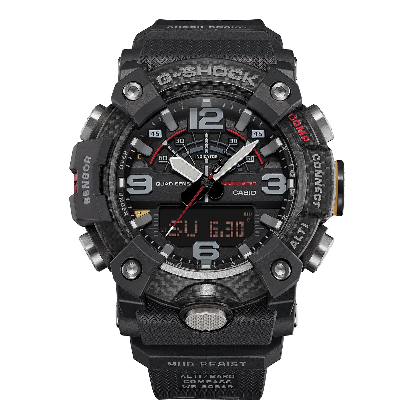 GG-B100X-1A Reloj G-Shock mudmaster Master of G de hombre correa de resina bluetooth