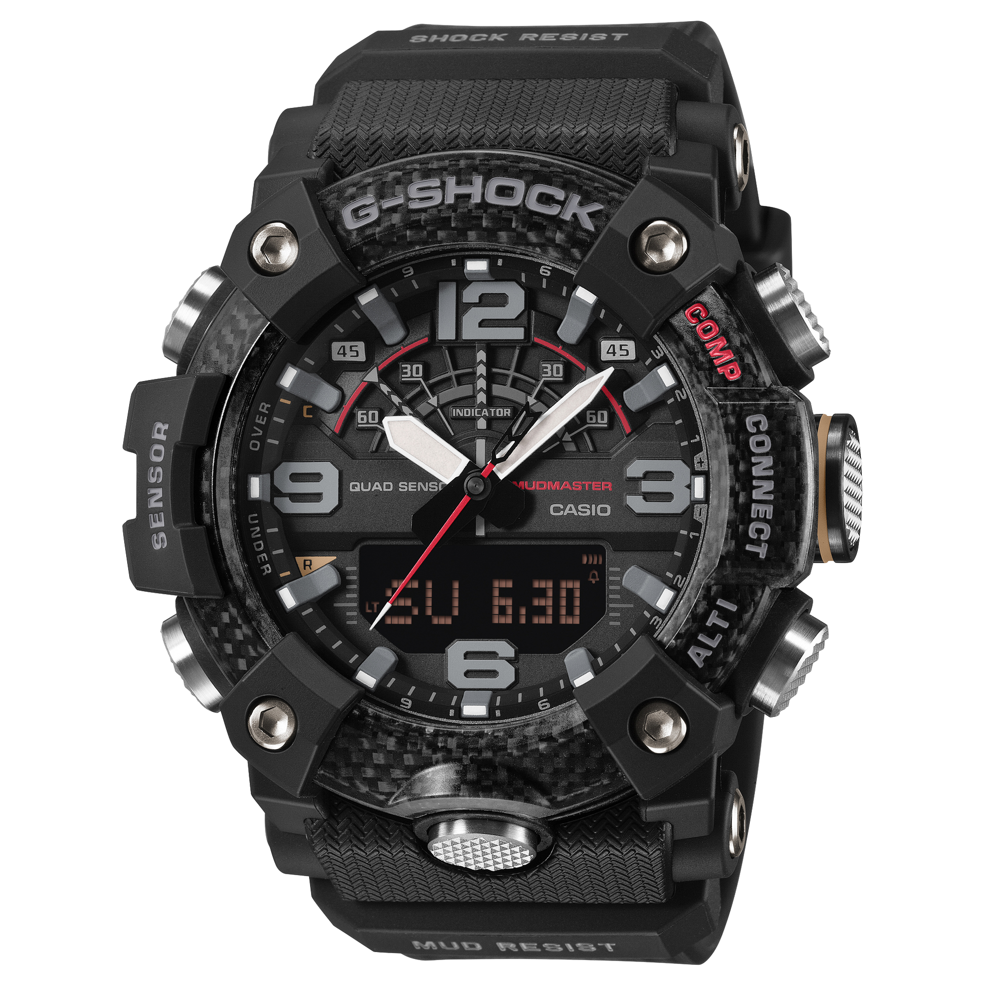 GG-B100X-1A Reloj G-Shock mudmaster Master of G de hombre correa de resina bluetooth