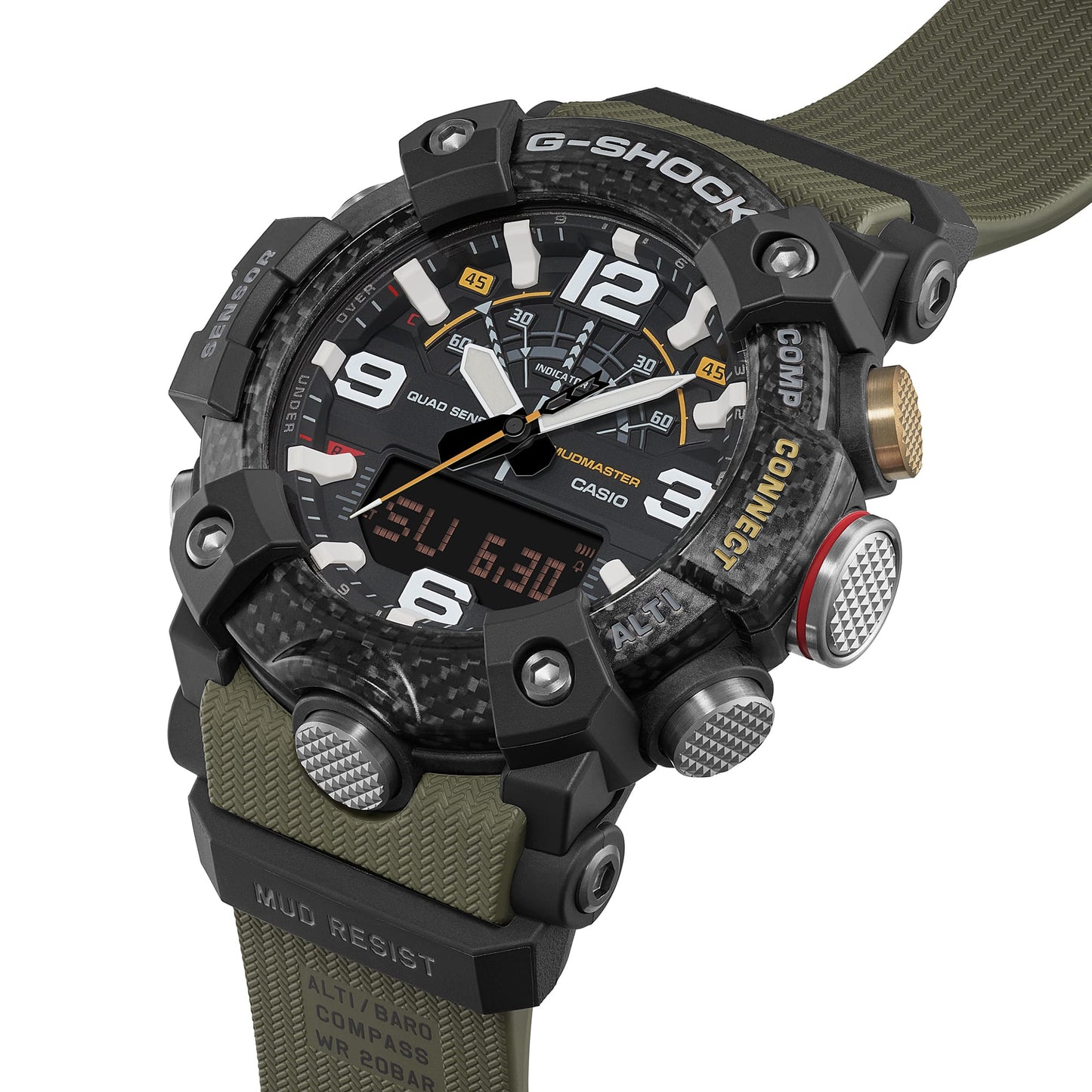 GG-B100X-1A3 Reloj G-Shock mudmaster Master of G de hombre correa de silicona