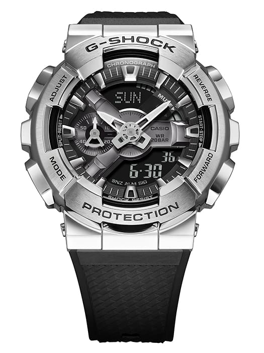 G-Shock para Hombre Correa de Resina Doble Hora – GM-110-1A