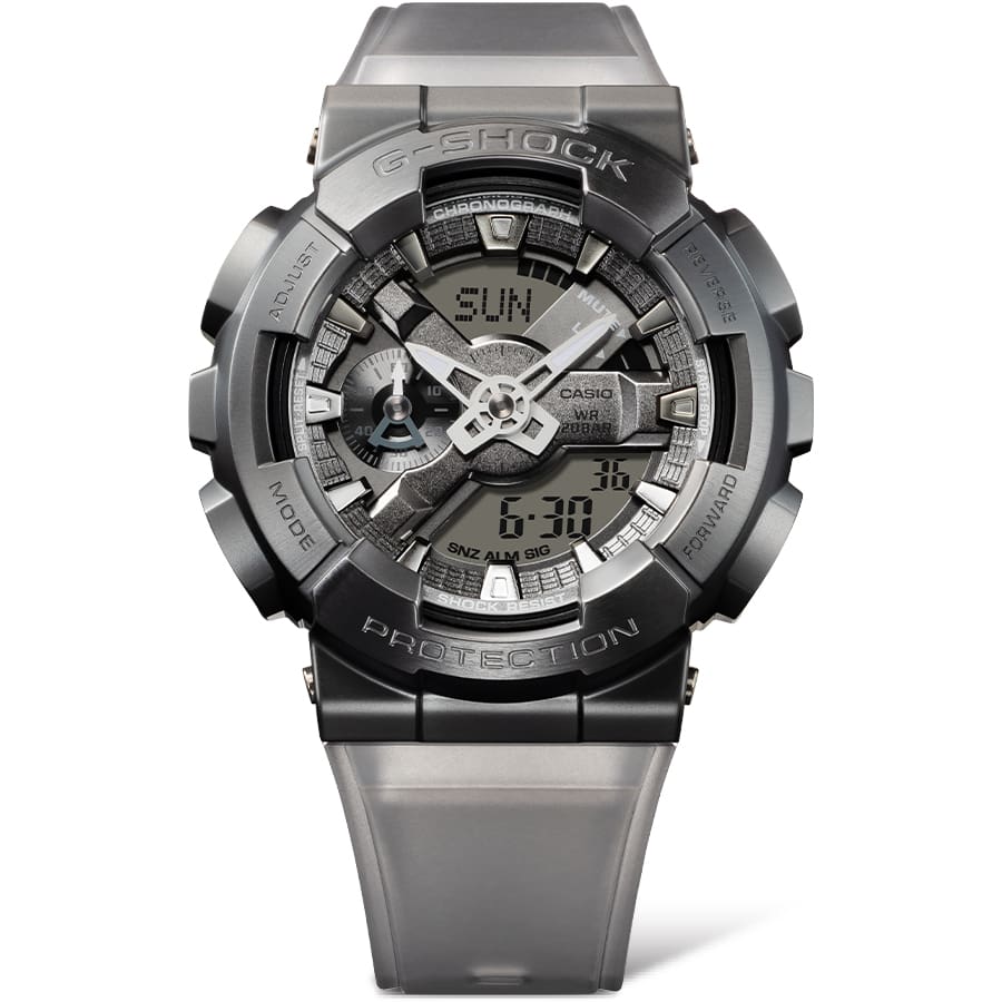 G-Shock para Hombre Correa de Goma Doble Hora – GM-110MF-1A