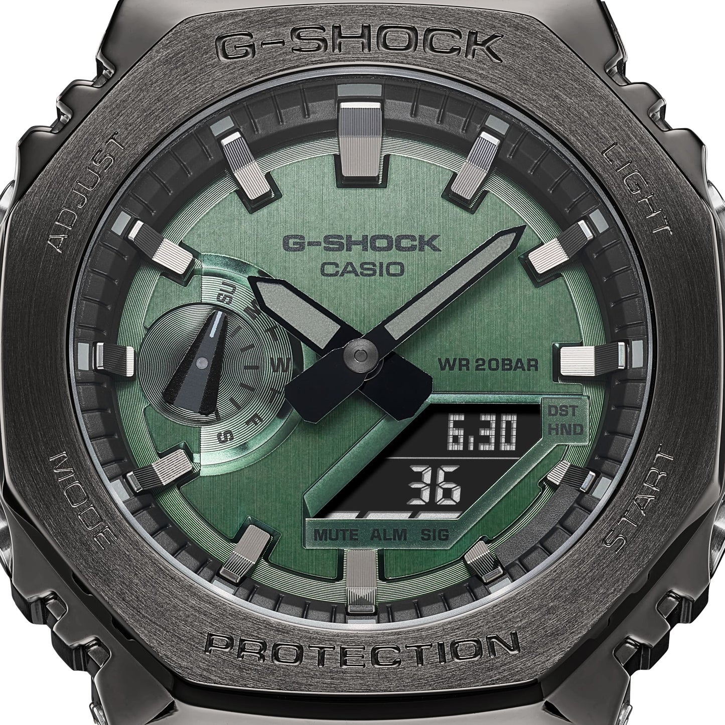 G-Shock de caballero banda de caucho – GM-2100B-3A