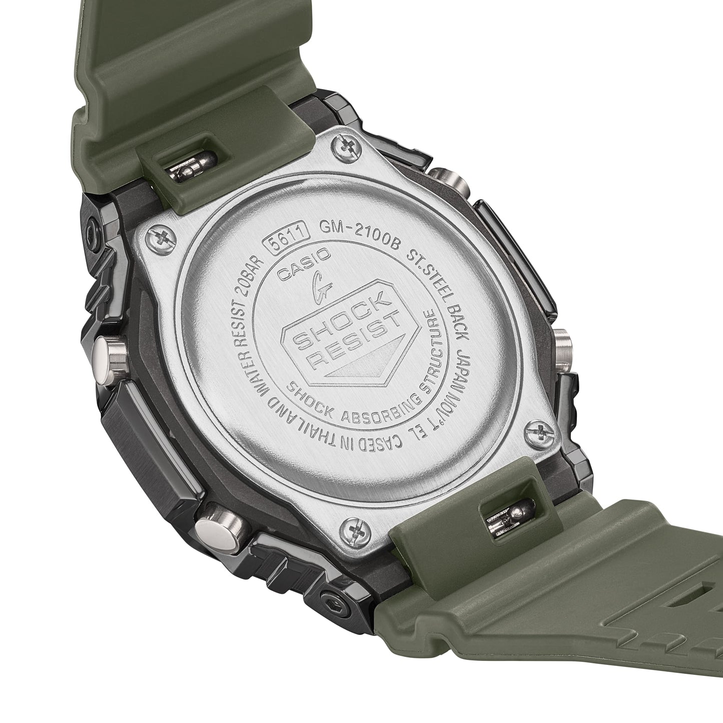 G-Shock de caballero banda de caucho – GM-2100B-3A