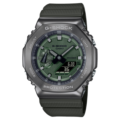 GM-2100B-3A Reloj G-Shock de caballero banda de caucho
