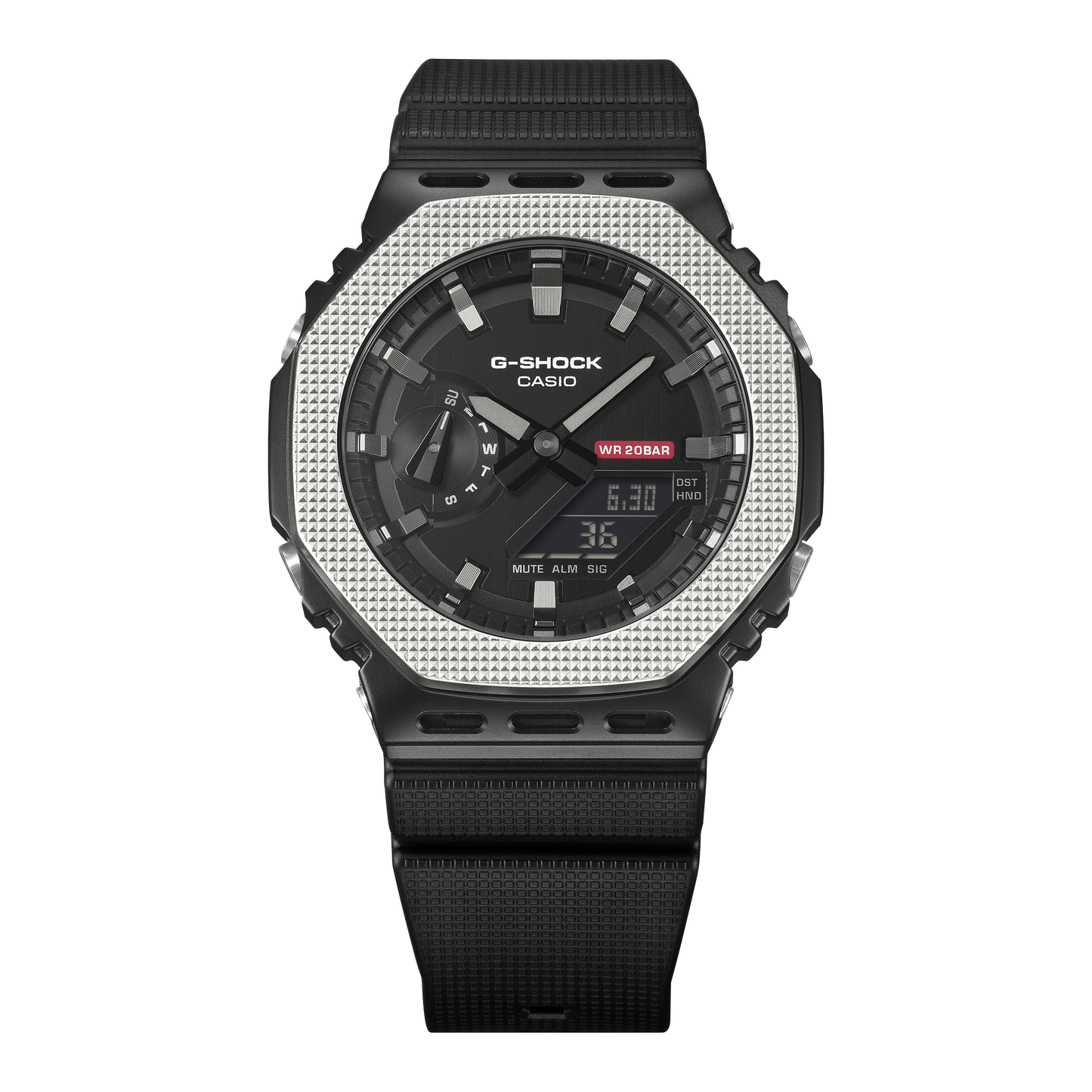 GM-2100BM-1A Reloj G-Shock de hombre correa de resina doble hora