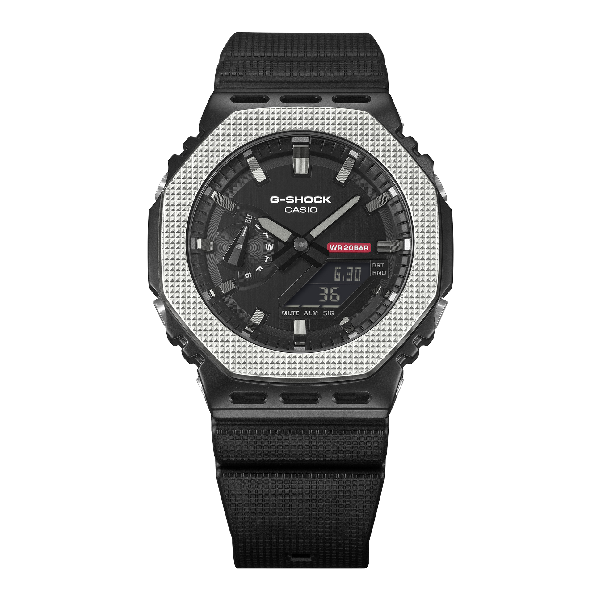GM-2100BM-1A Reloj G-Shock de hombre correa de resina doble hora