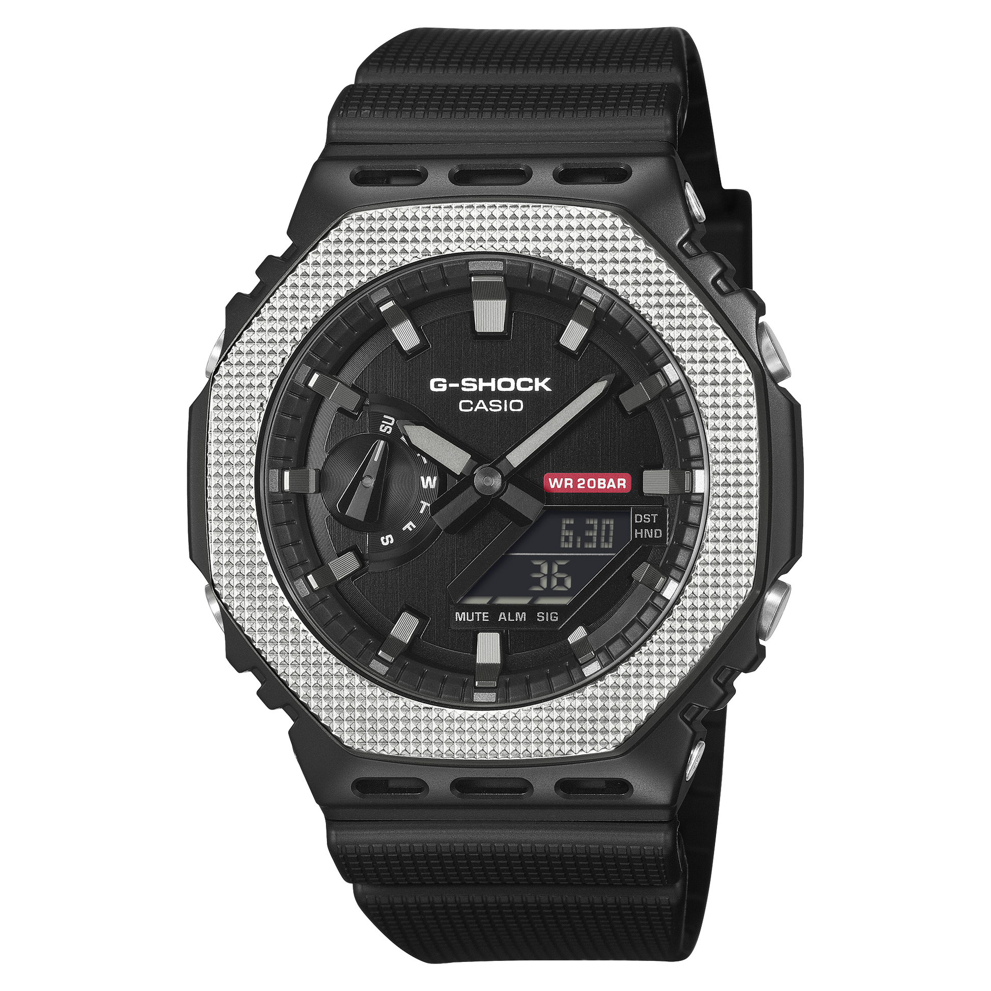 GM-2100BM-1A Reloj G-Shock de hombre correa de resina doble hora