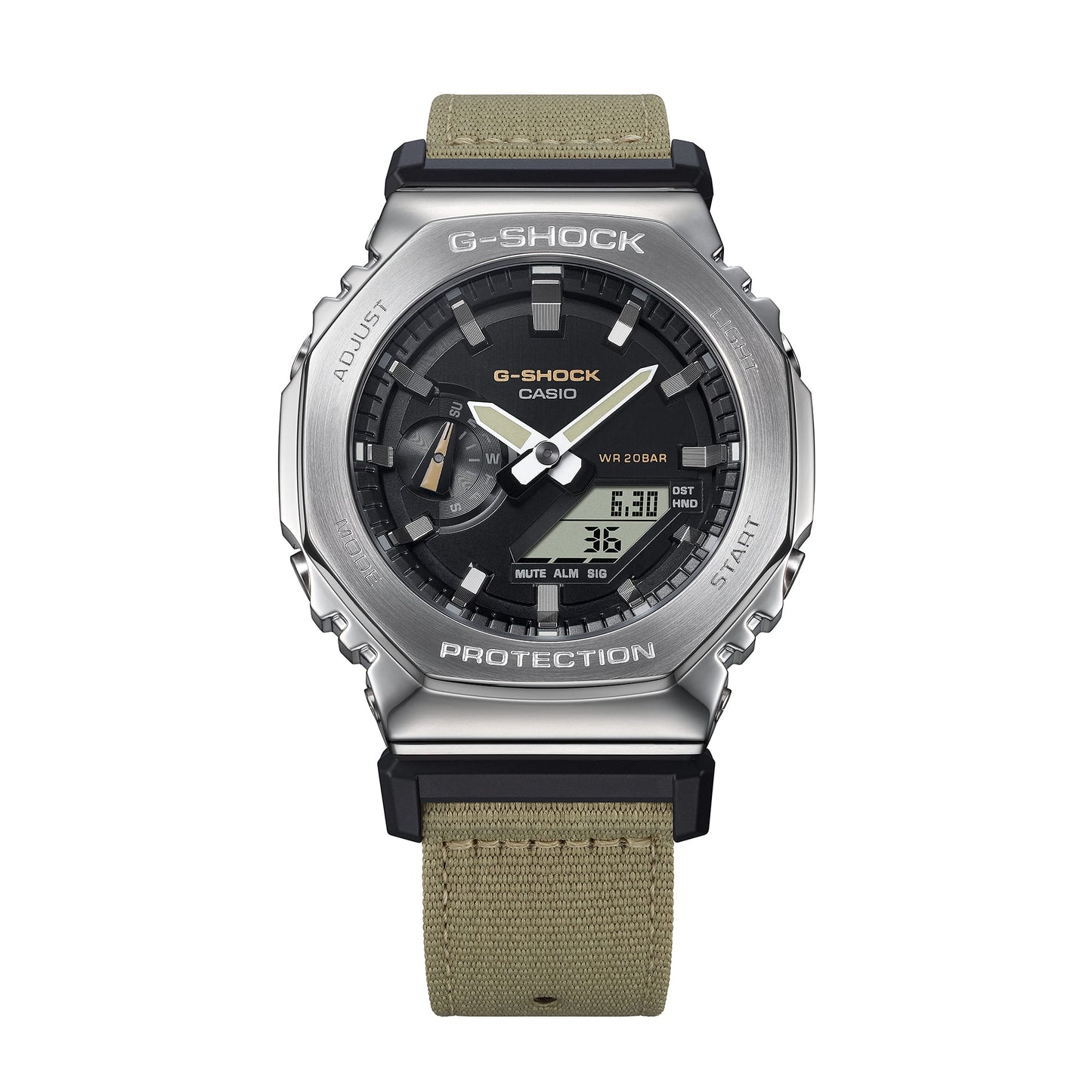 G-Shock G-Steel para Hombre Pulsera de Tela – GM-2100C-5A