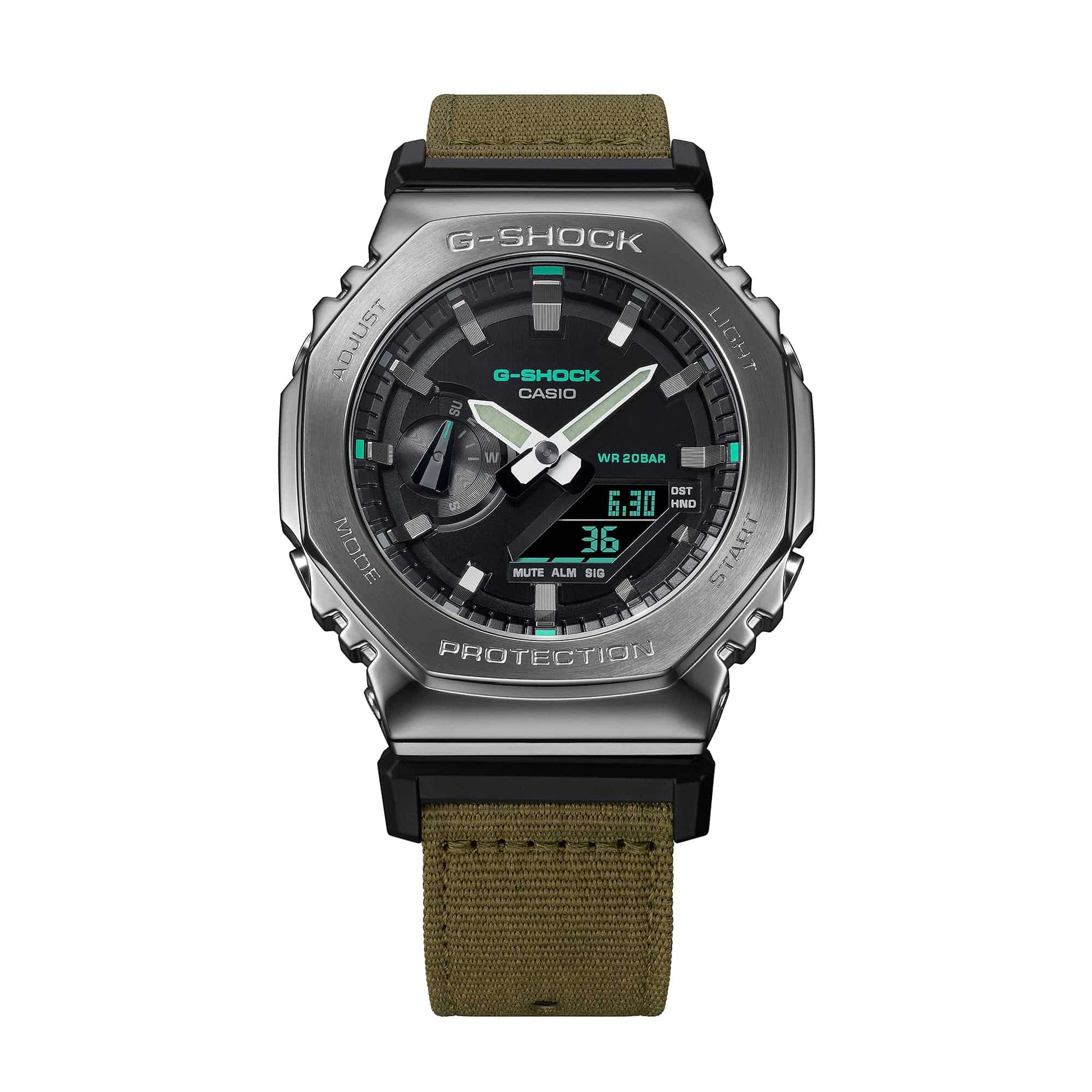 G-Shock G-Steel para Caballero Pulsera de Tela – GM-2100CB-3A