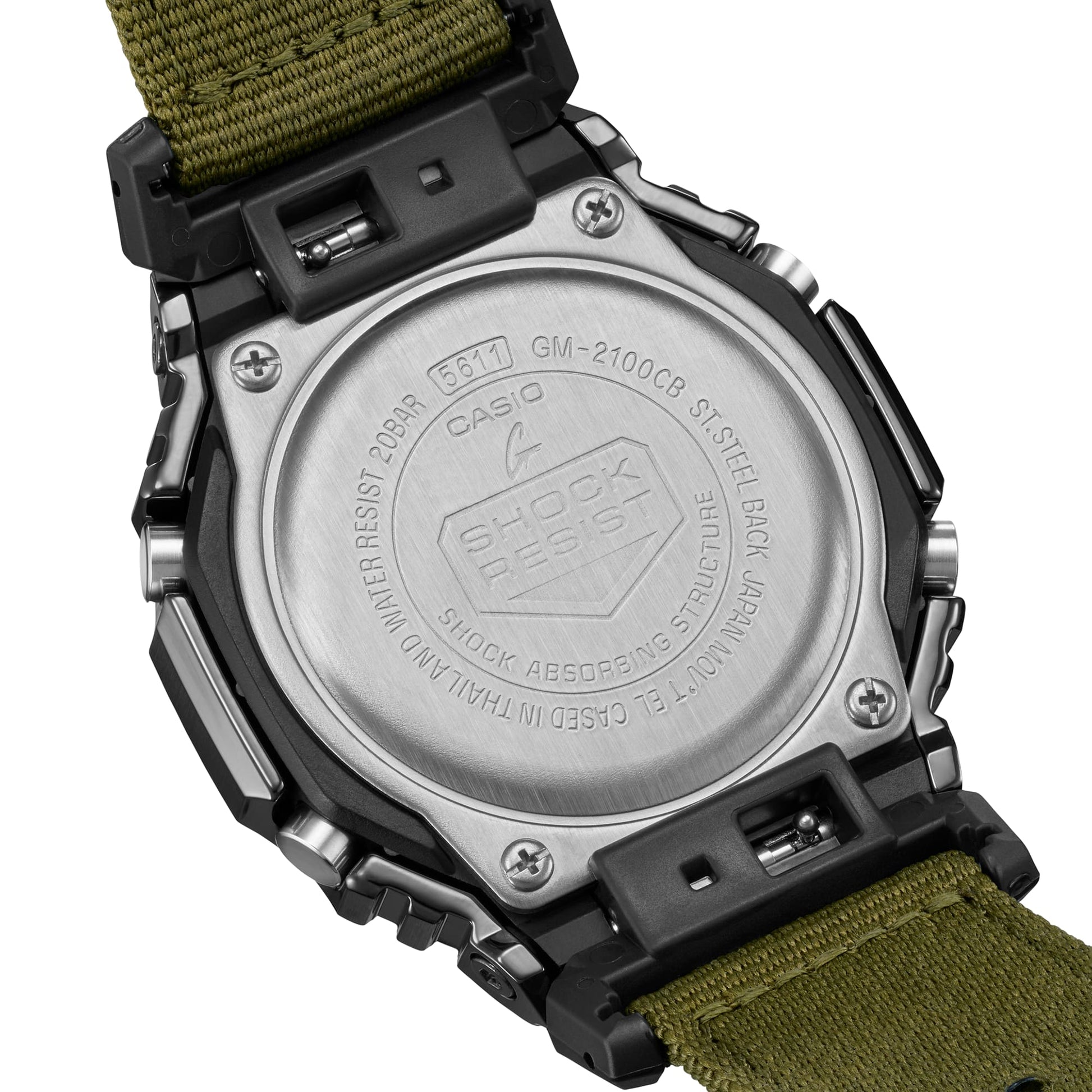 G-Shock G-Steel para Caballero Pulsera de Tela – GM-2100CB-3A