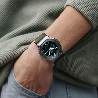 G-Shock G-Steel para Caballero Pulsera de Tela – GM-2100CB-3A