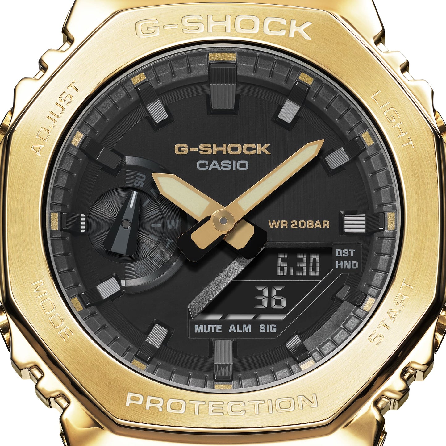 G-shock para caballero pulsera de caucho – GM-2100G-1A9
