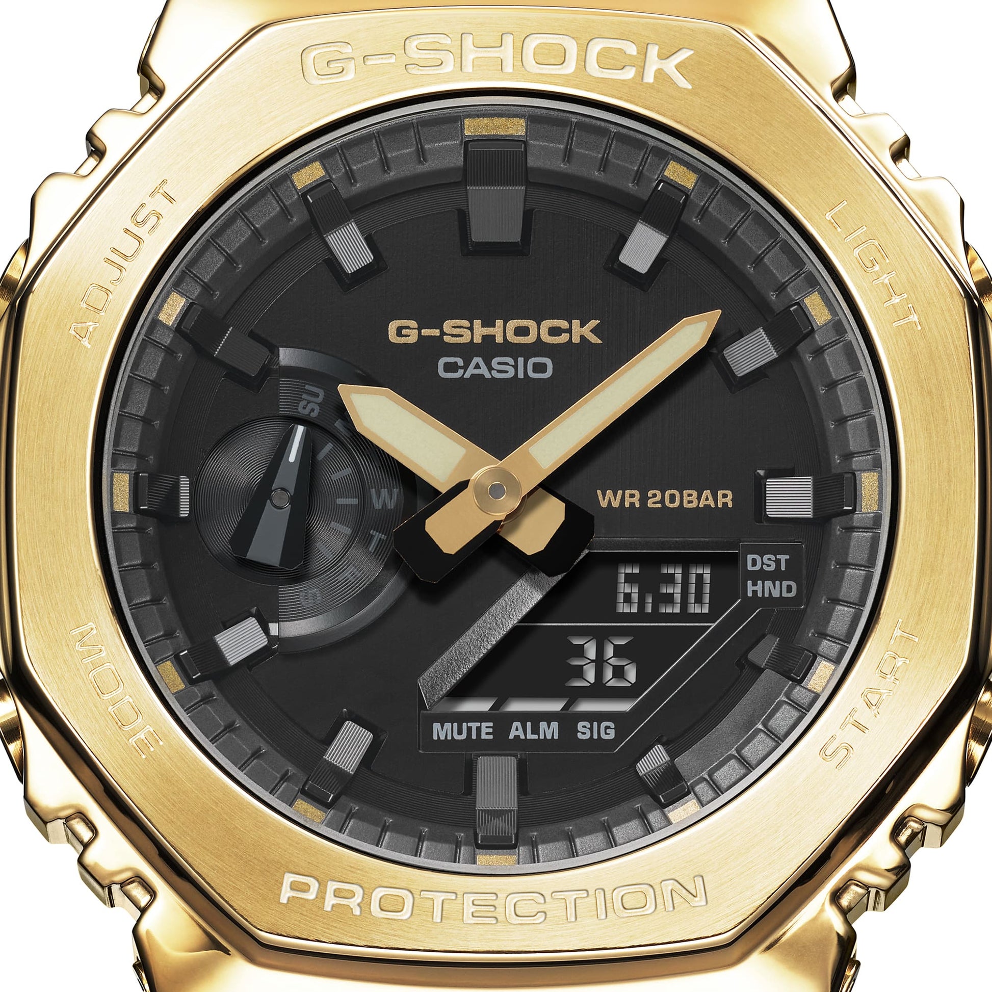 G-shock para caballero pulsera de caucho – GM-2100G-1A9