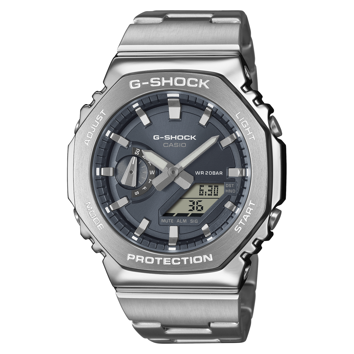 GM-2110D-8A Reloj G-Shock de hombre banda de metal