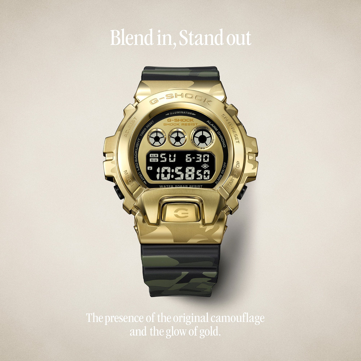G-Shock de hombre correa de silicona – GM-6900CMG-3