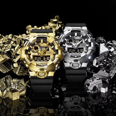 GM-700-1A Reloj G-Shock de hombre banda de caucho