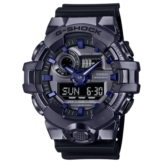G-Shock de hombre pulsera de resina doble hora – GM-700P-6A