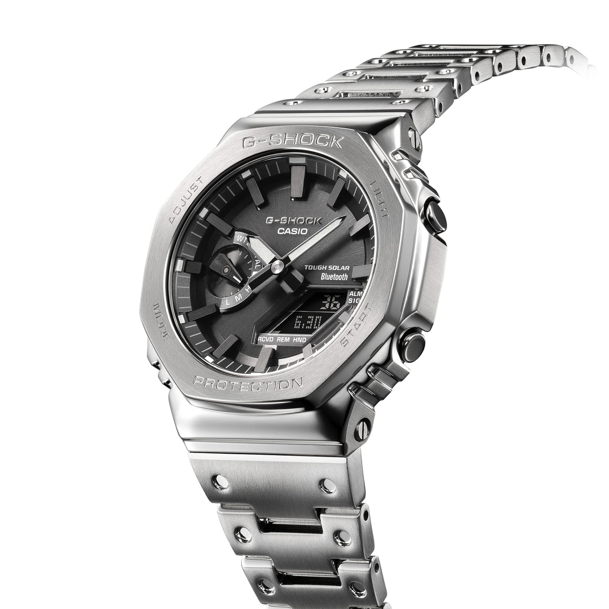 G-Shock de hombre correa de metal doble hora – GM-B2100D-1A