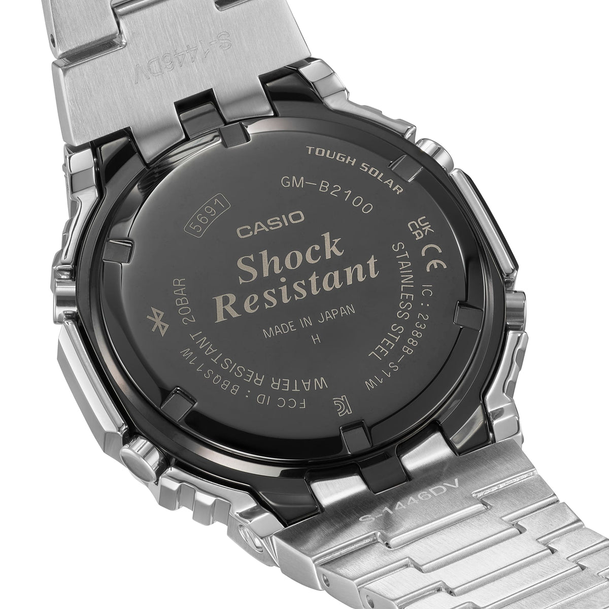 G-Shock de hombre correa de metal doble hora – GM-B2100D-1A