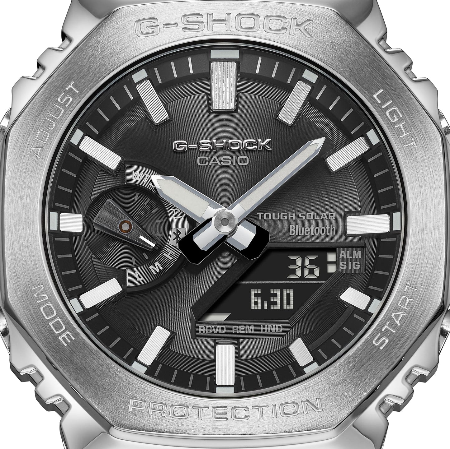 GM-B2100SD-1A Reloj G-Shock de hombre correa de metal bluetooth
