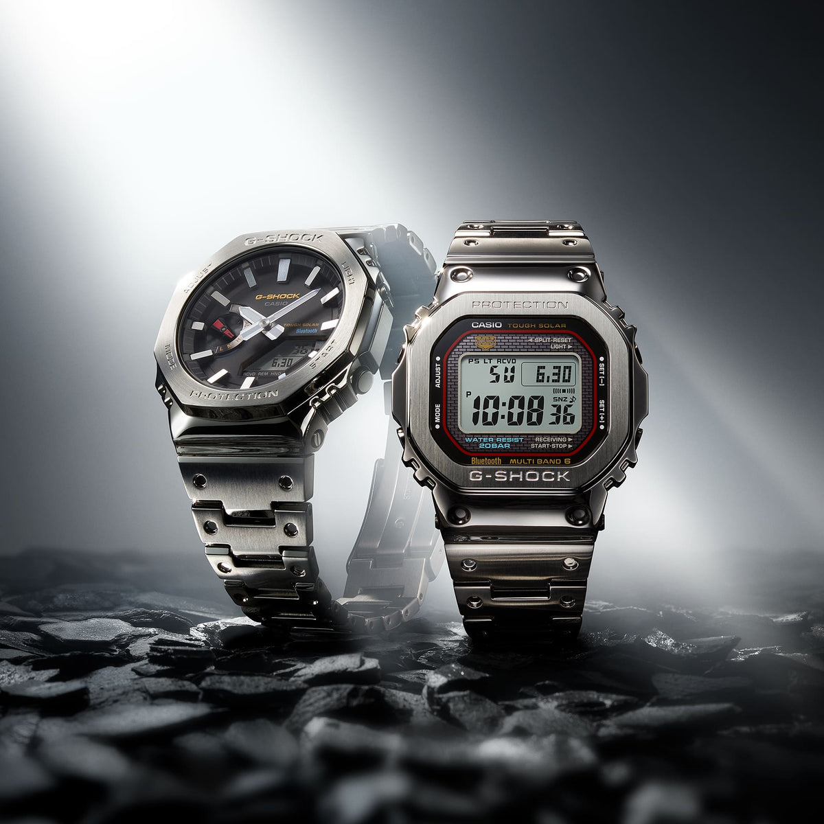 G-Shock de caballero correa de metal Bluetooth – GM-B2100SD-1C