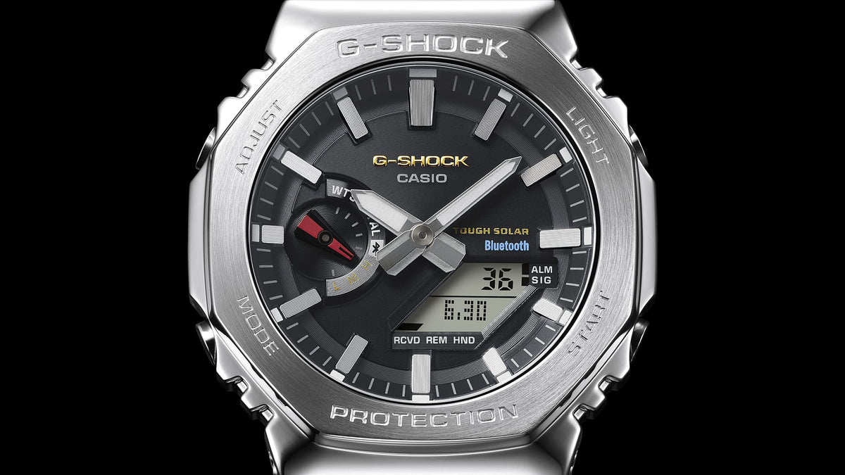 G-Shock de caballero correa de metal Bluetooth – GM-B2100SD-1C