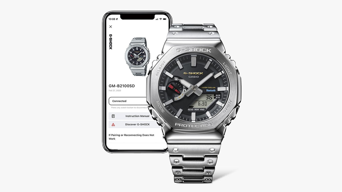 G-Shock de caballero correa de metal Bluetooth – GM-B2100SD-1C