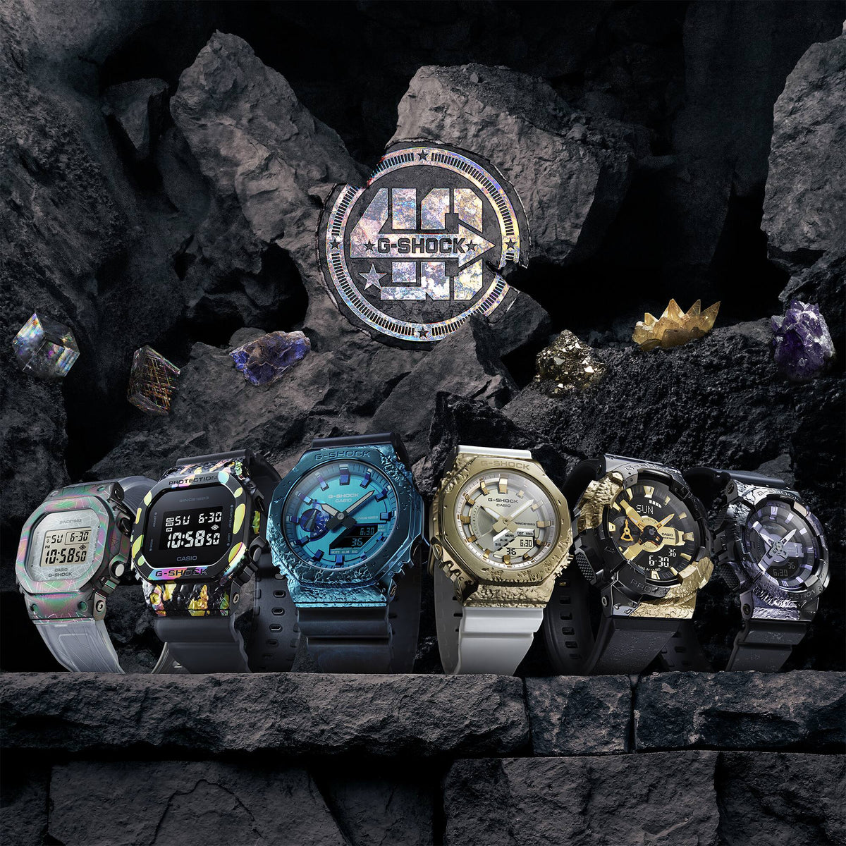 G-Shock de hombre pulsera de caucho – GM-S114GEM-1A2