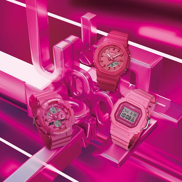 G-Shock de dama pulsera de caucho – GMD-S5610PP-4