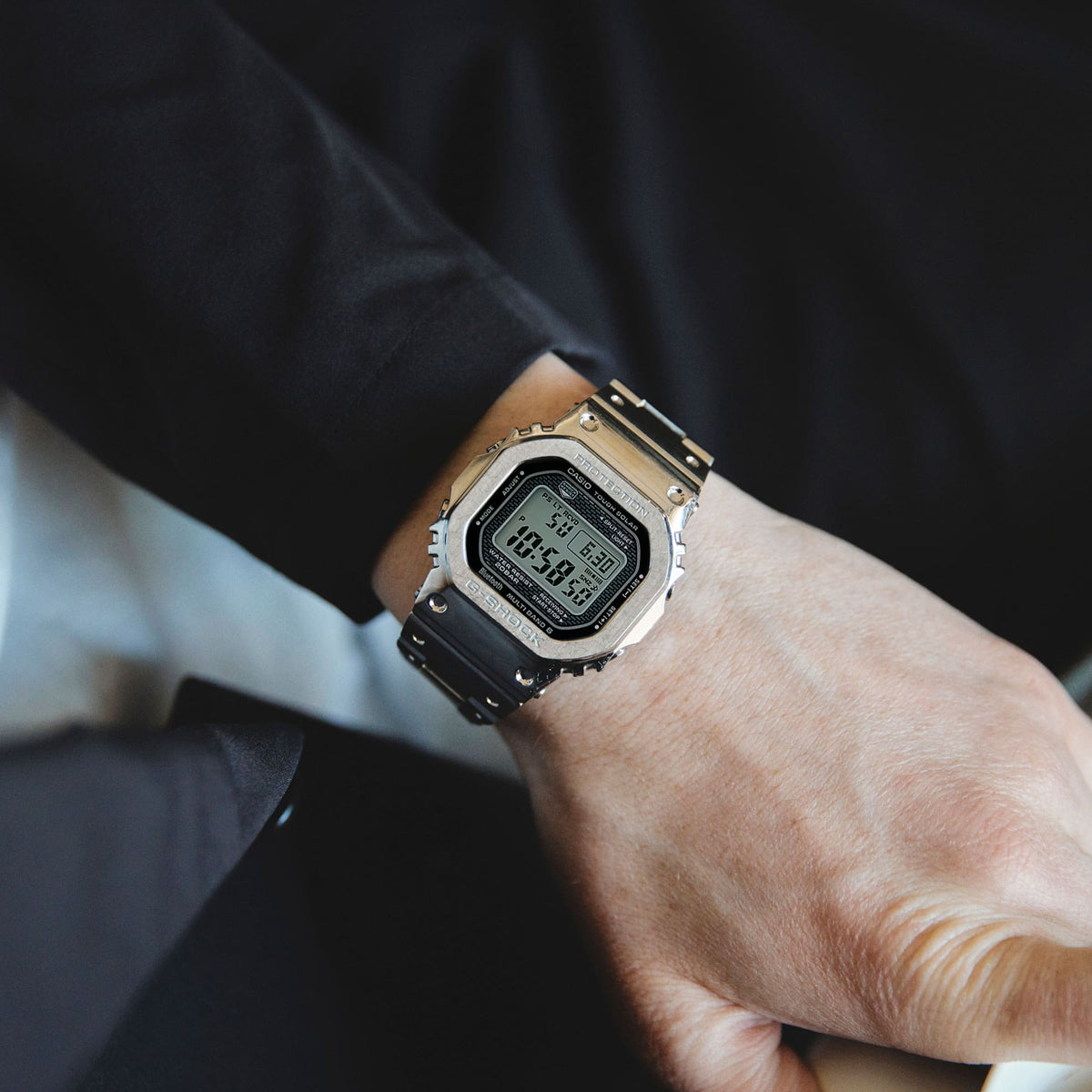 G-Shock de hombre correa de metal Bluetooth – GMW-B5000D-1