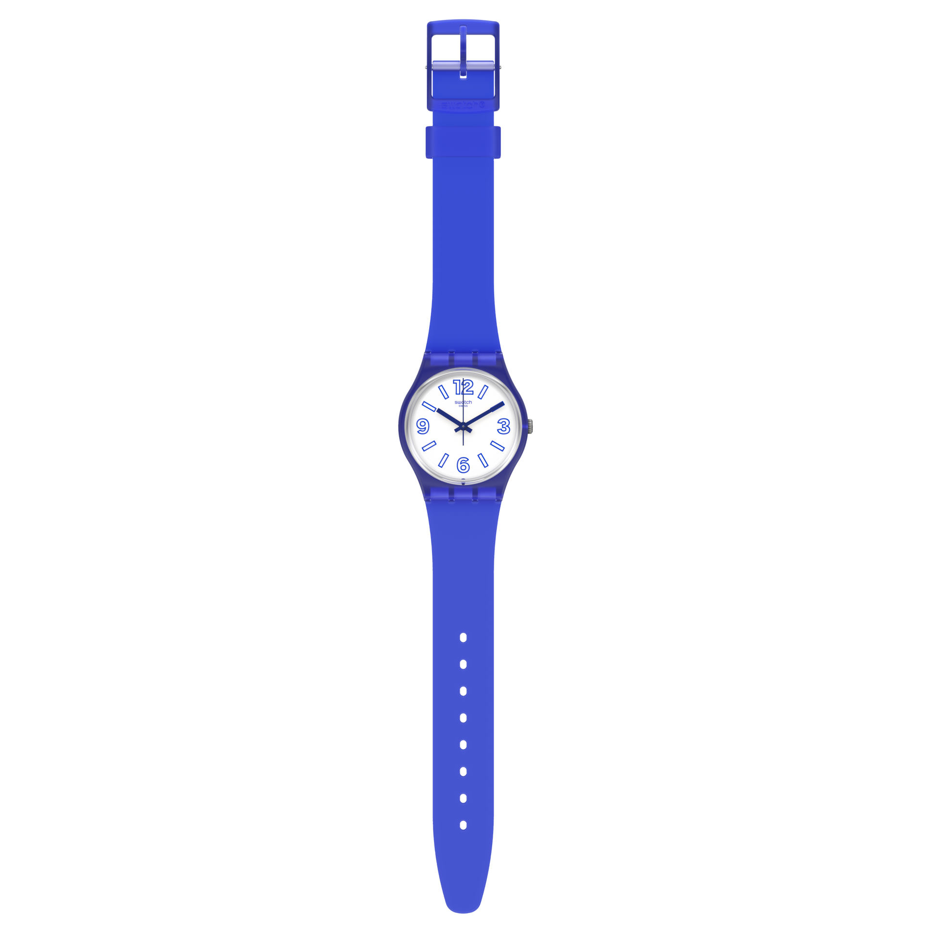 Swatch Electric Shark unisex banda de caucho – GN268