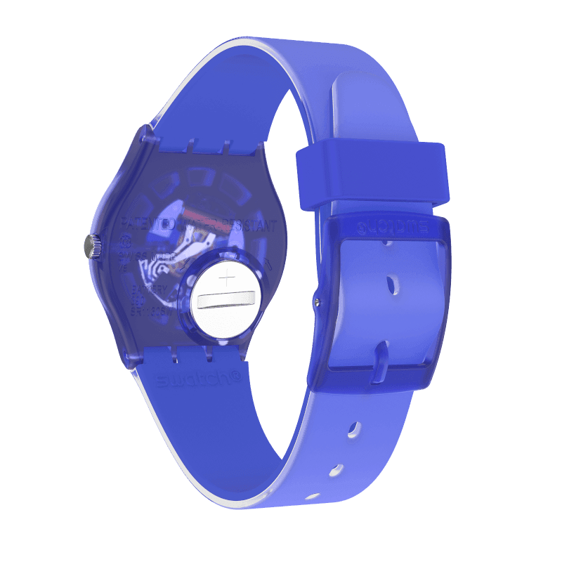 Swatch Electric Shark unisex banda de caucho – GN268